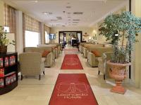 Lobby in Leonardo Hotel Budapest, near the centre of Budapest